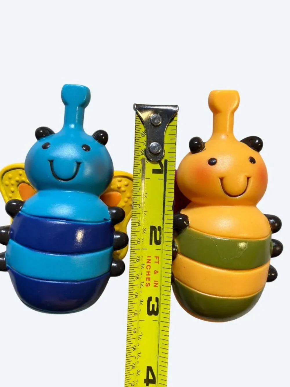 Stacking Ladybug Toy Multicolor Durable Plastic Interactive Play For Toddlers